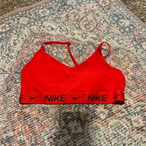 Nike Women's Vibrant Red Sports Bra